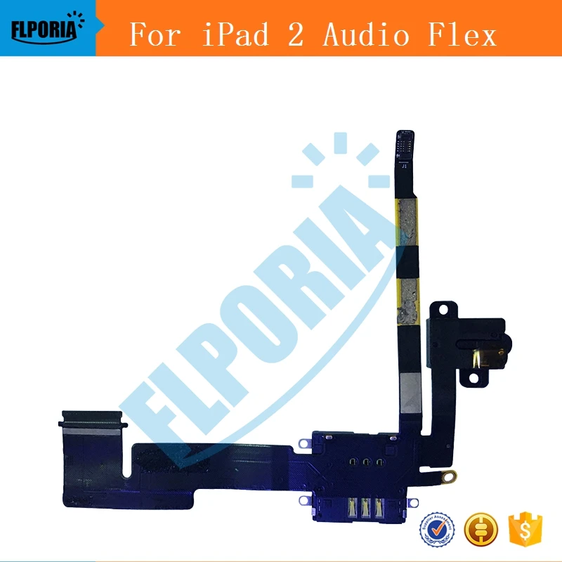 IPHT0017 For Ipad 2  Original Audio Flex (3G Version)  Headphone Jack Flex,with Sim Card Holder flex Free Shipping(5)