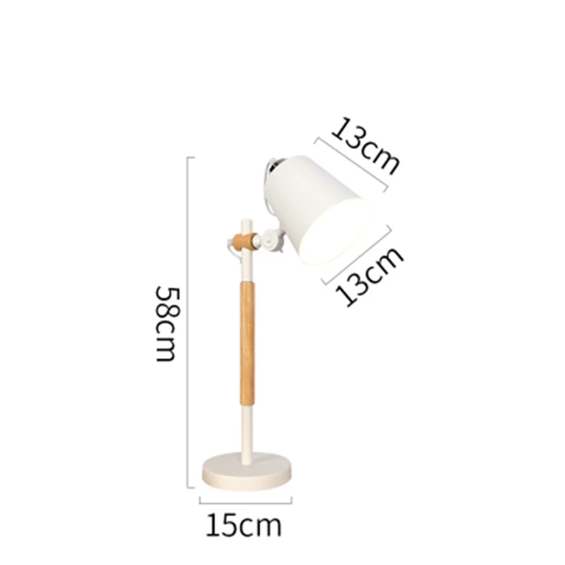 Table Lamp White MDWELL, новинка, Скандинавский дизайн, светильники, креативный Деревянный светильник, для спальни, напольные светильники, для гостиной, светильники, постмодерн, торшеры - Цвет абажура: Table Lamp White