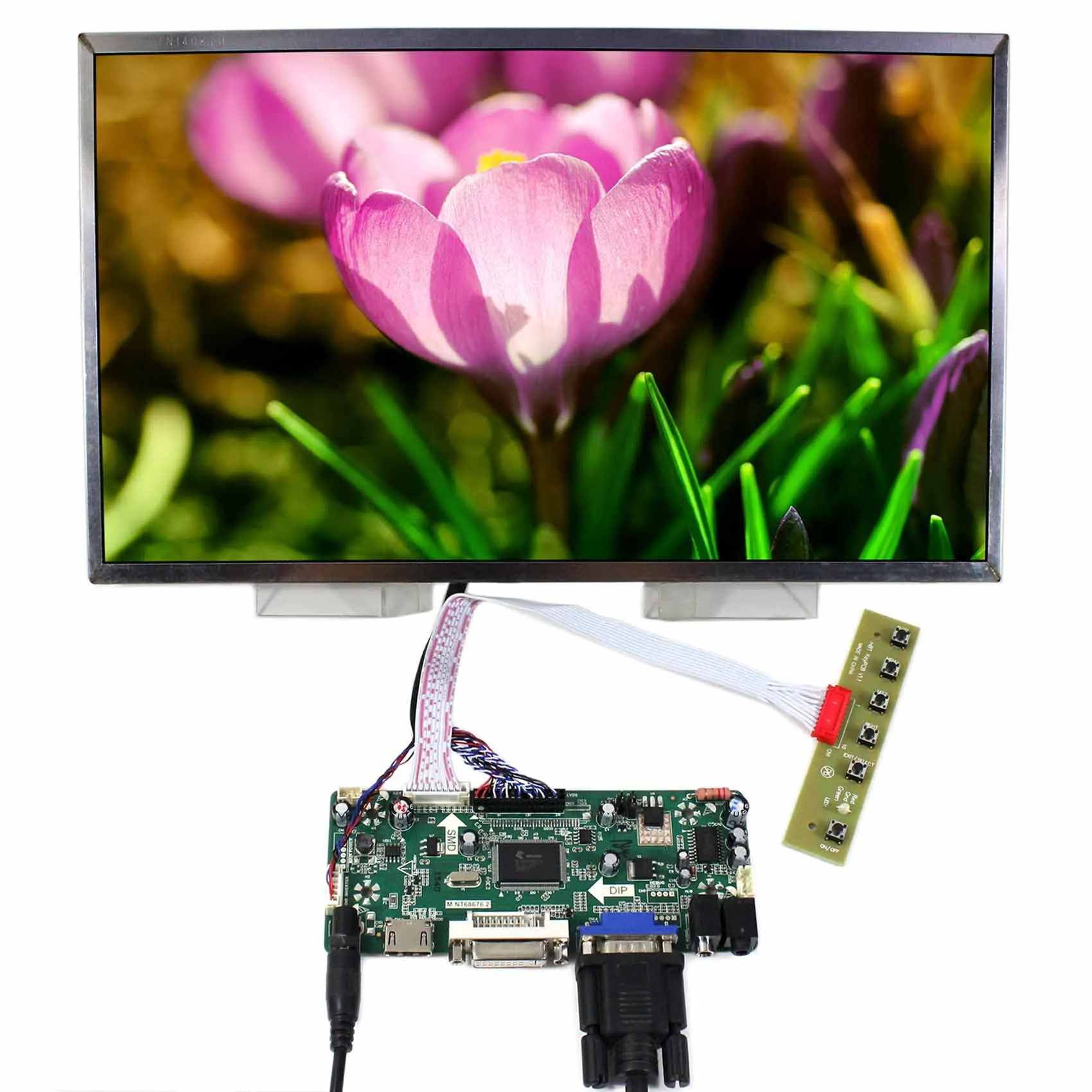 HDMI VGA DVI Audio LCD Controller Board With 14inch LTN140KT01 B140RW01 LP140WD1 1600x900 LCD Screen HDMI VGA DVI Audio LCD Controller Board With 14inch LTN140KT01 B140RW01 LP140WD1 1600x900 LCD Screen