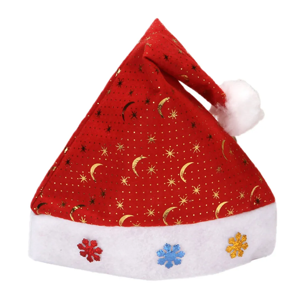 Рождественская Луна Снежная звезда аксессуары в стиле унисекс шапки Санта-Клауса для рождественской вечеринки Мода#25