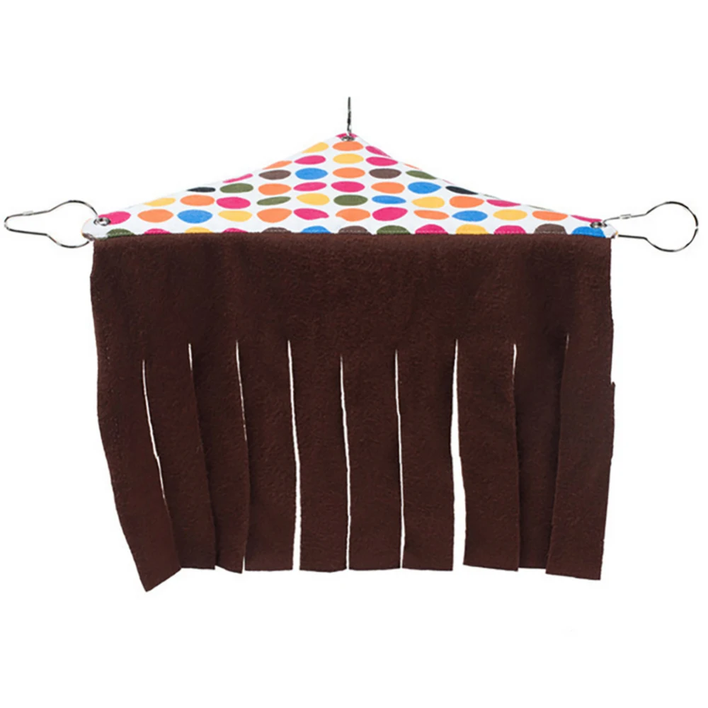  Small Pet's Tent Hideout Hideaway Hammock Hanging Bed Tassel Curtain Corner Nest Rest For Hedgehog 