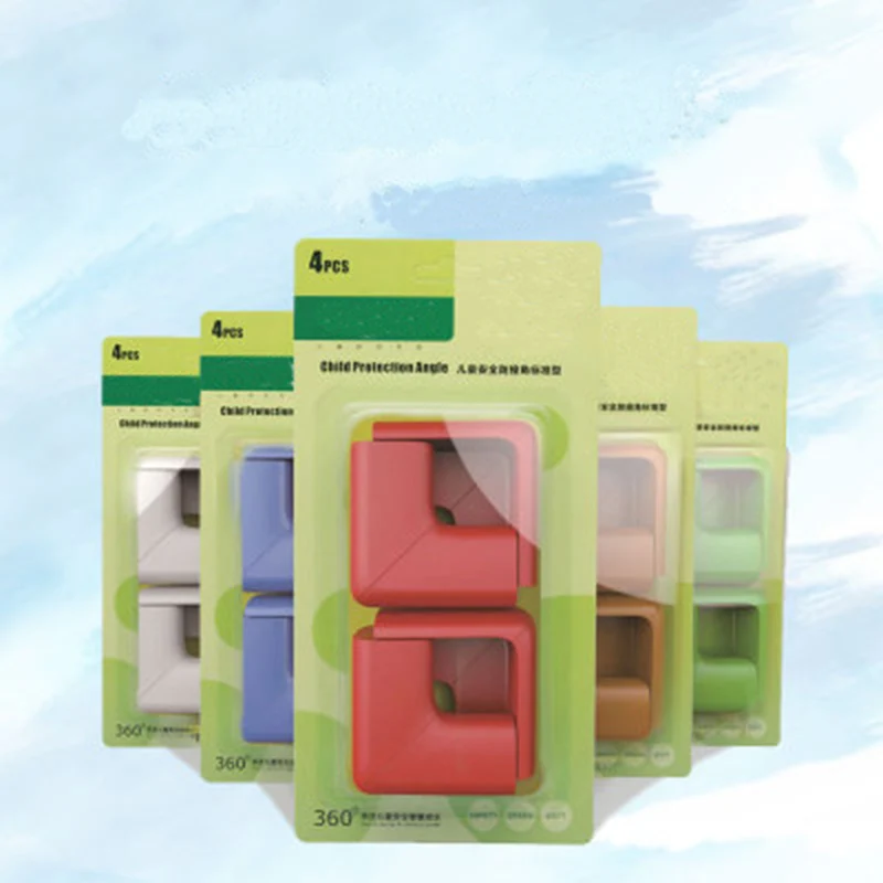 4pcs U Shape Soft Toddler Baby Child Kids Desk Table Edge Corner Safety Protector Guards Sticker Cushion Pad Anti Crash Bumper