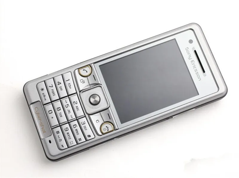 Разблокированный sony Ericsson C510 одноядерный 3.15MP Bluetooth 930 мАч FM радио Восстановленный мобильный телефон