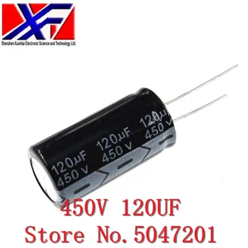 

Electrolytic capacitors 450V 120UF 450 V 120 UF 18*36mm