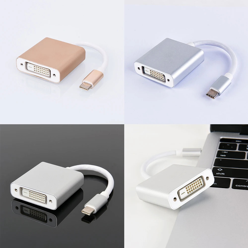 Преобразователь типа с-DVI usb3.1 для переходника DVI кабель HD 1080 P для Macbook кабель для ноутбука
