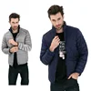 Otoño Invierno hombre pato abajo dos lados desgaste chaqueta ultradelgada más tamaño chaquetas de invierno hombres moda Primavera abrigo de abrigo ► Foto 3/6