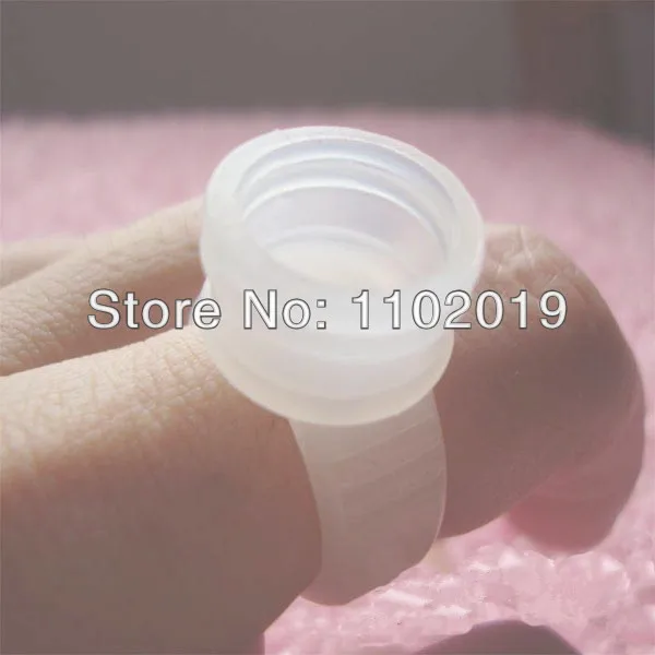 

Eyelash Extensions Disposable Glue Rings Ahesive Pigment Holders 50pcs/ lot for eyelash extensions free shipping