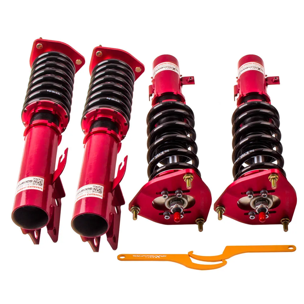 

Adjustable Damping Coilovers Shocks for Subaru WRX GC8 STI 93-01 Struts Suspension Damper Force Front Rear Coilover