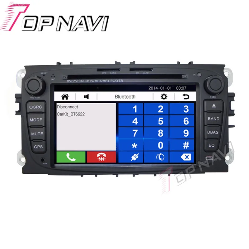 Top Topnavi Black 7" Car DVD GPS For Ford Focus/Mondeo/S-MAX/Connec Car Radio Multimedia Audio Stereo In Dash,Wince System 13