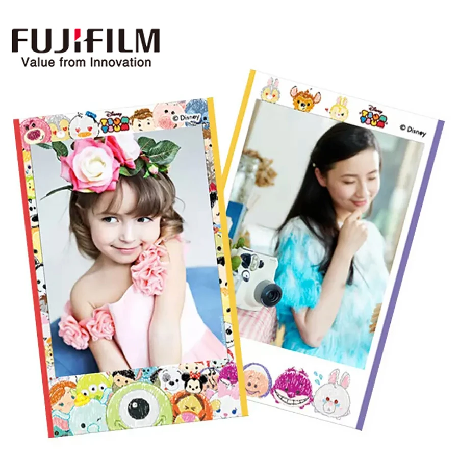 Подлинная 10 листов Fujifilm instax мини фильм Цум Края пленки для Мгновенного Камеры 8 7 s