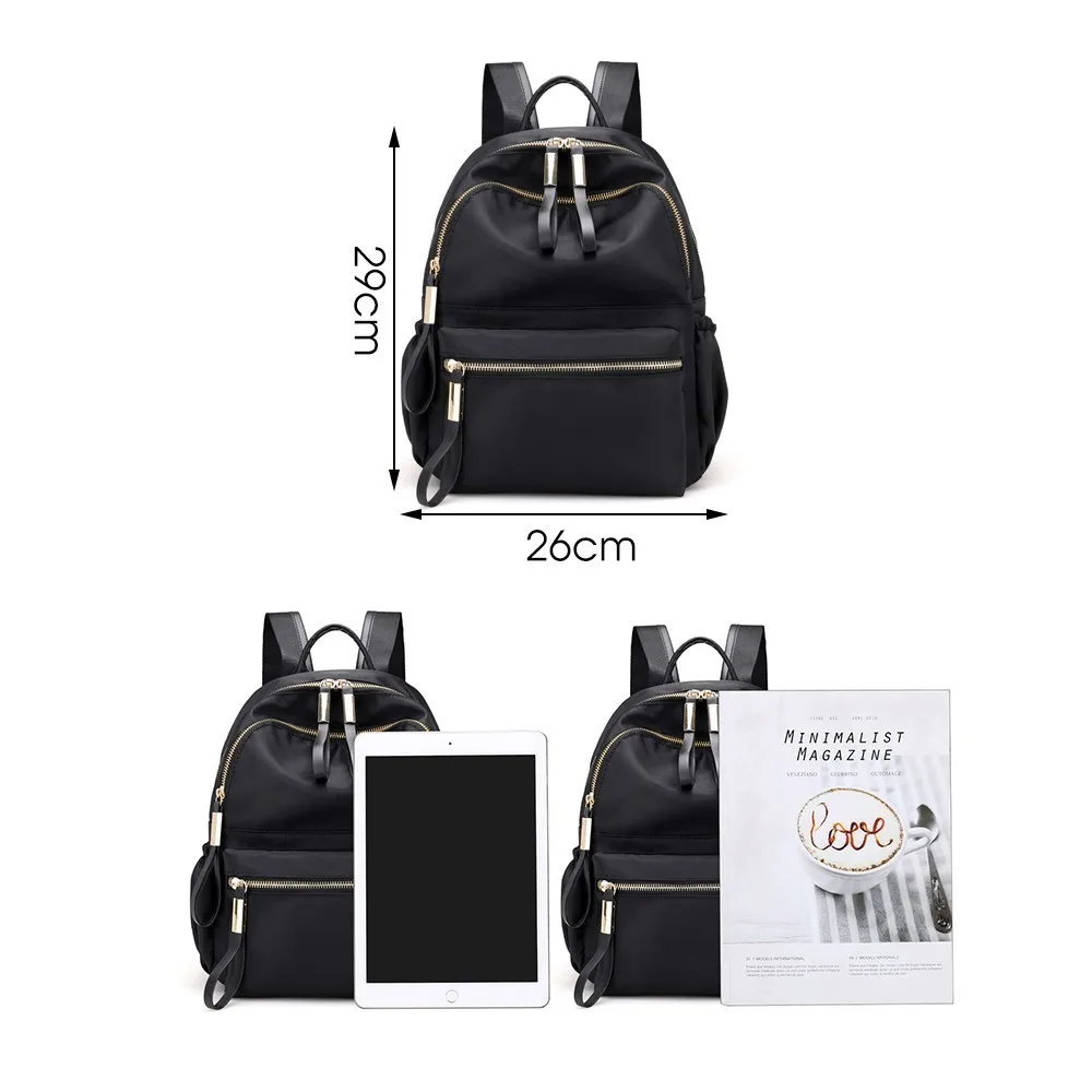 Herald de moda de las mujeres bolsos de alta calidad bolsas para la escuela de los adolescentes de Nylon femenina bolsas de viaje niñas Bowknot mochila Mochilas Herald de moda de las mujeres bolsos de alta calidad bolsas para la escuela de los adolescentes de Nylon femenina bolsas de viaje niñas Bowknot mochila Mochilas