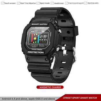 

2019 Real-Time Weather Smart Watch for men Women Ip68 Waterproof Sport ECG Watch Heart Rate Monitor Blood Pressure Smartwatch