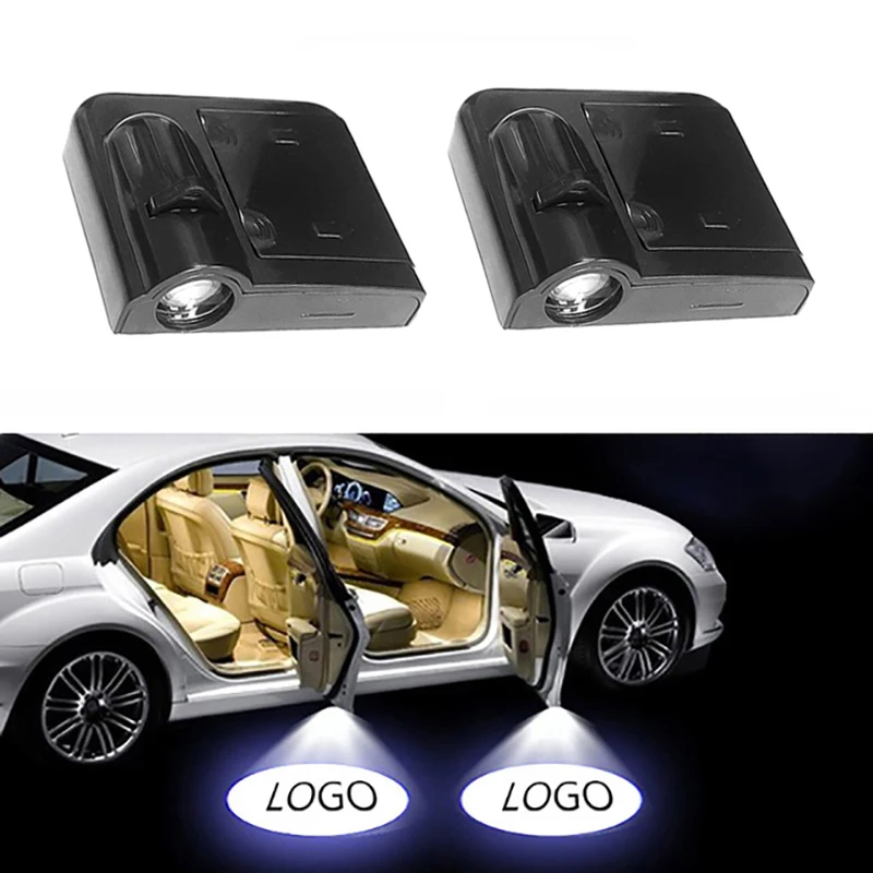 1PCS Wireless Led Car Door Welcome Laser Projector Logo Ghost Shadow Light for Volkswagen Ford BMW Toyota Hyundai Kia Mazda Audi