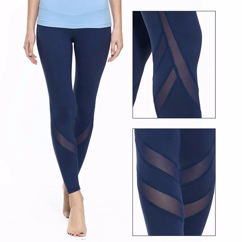 Trendy Colorful Women's Nylon Sports Leggings 2