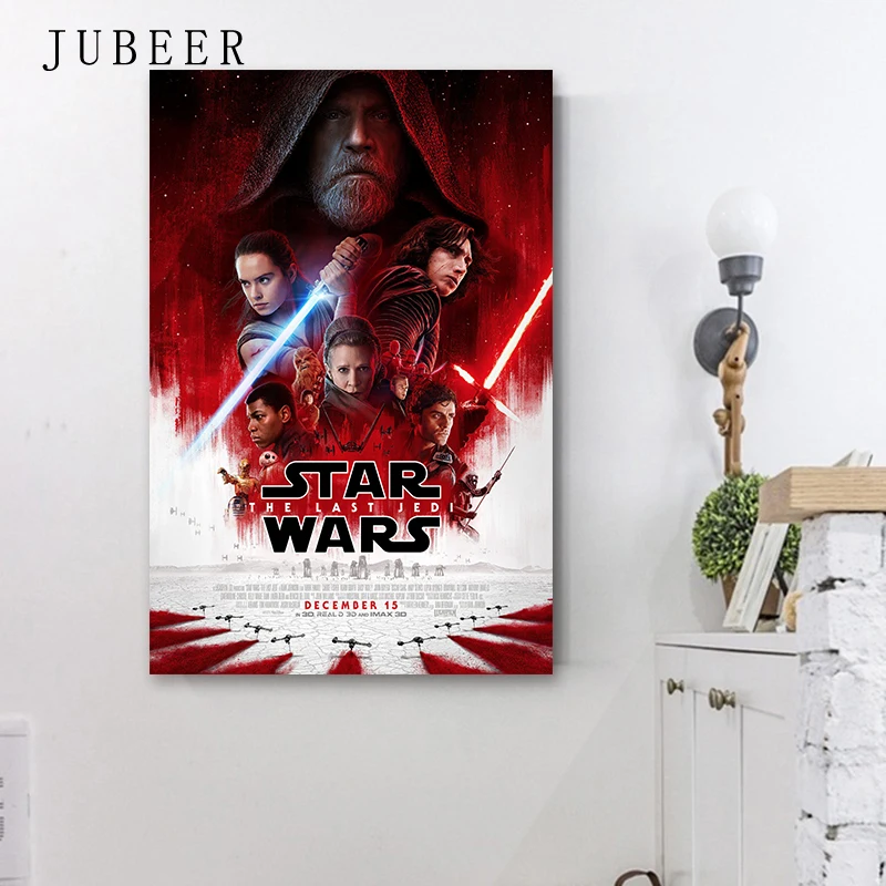 

Anime Poster Star Wars Los Ultimos Jedi Posters And Printshome Decor Wall Picture For Living Room Modern Artwork Home Decor
