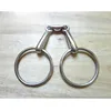 Stainless Steel Loose Ring Snaffle Bit Equestrian Equipment Horse Accessores 10.5cm 2