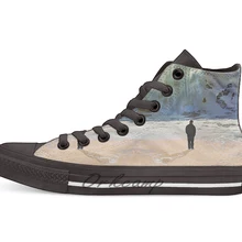 Новинка; Повседневная парусиновая обувь; обувь на заказ; Прямая