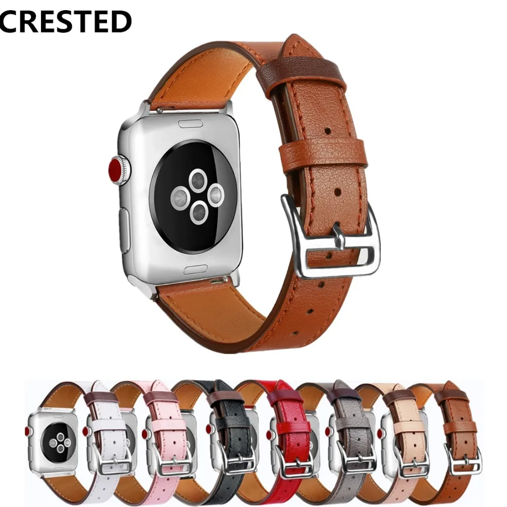 Кожаный ремешок для apple watch Band apple watch 4 3 band 42 мм 38 мм 44 мм/40 мм iwatch band correa браслет ремешок для часов