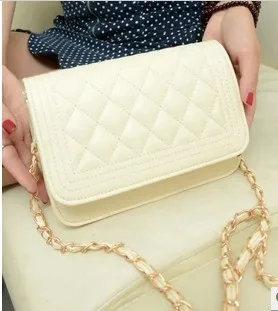

MAYFULL new fashion shoulder bag women diamond lattice chain bag Korean female soft hasp flap women messger bags shoulder bags