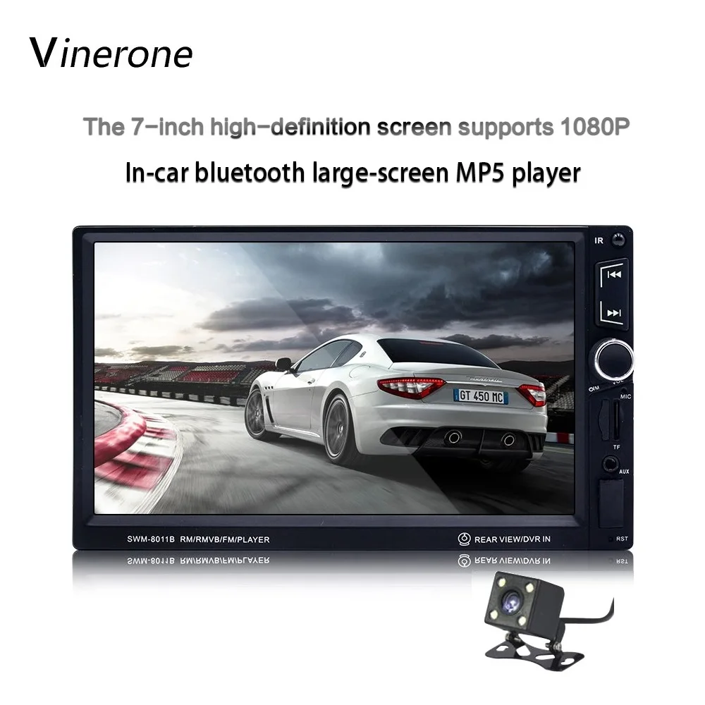 Vinerone 7 дюймов сенсорный экран 2 Din автомобильное радио 2din в тире Авто Аудио плеер
