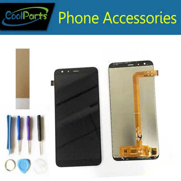 

1PC/Lot High Quality 5.7''For UleFone Mix 2 LCD Display Screen And Touch Screen Digitizer Replacement With Tool&Tape Black Color