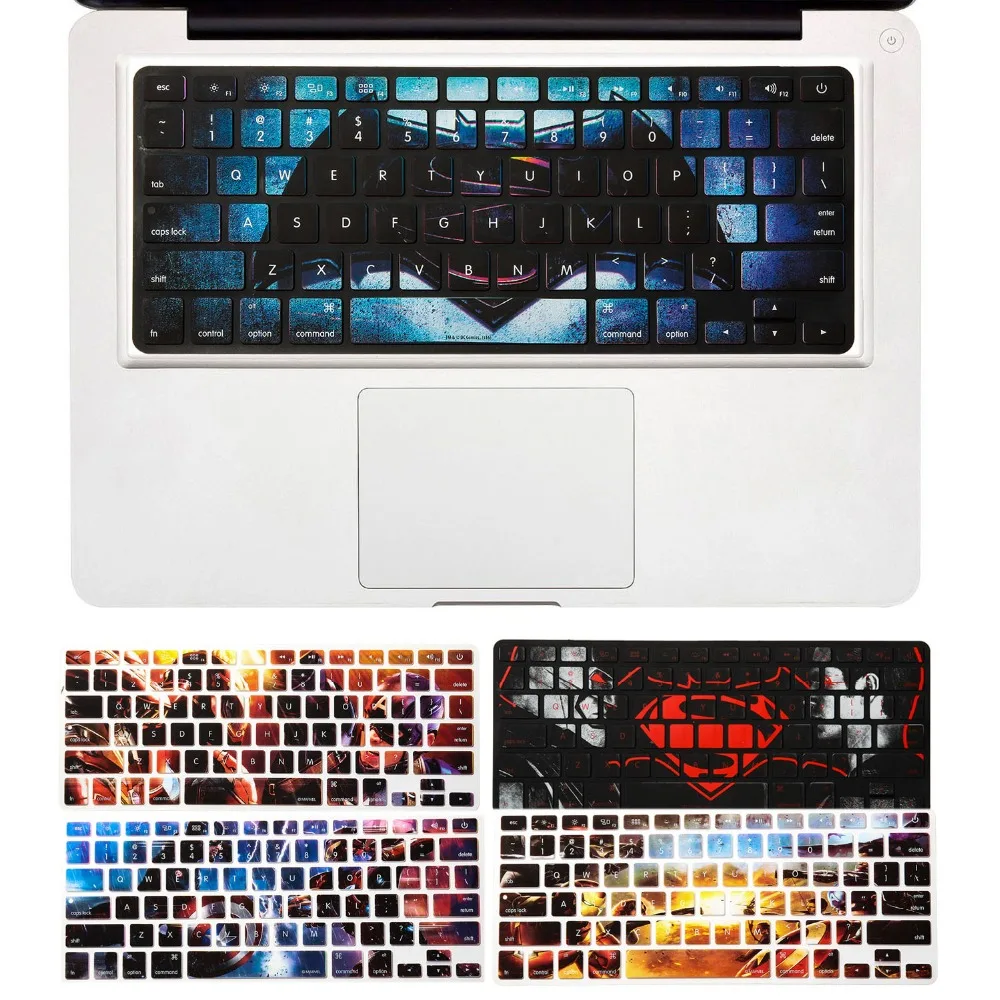 Protecteur De Clavier Serie Super Hero Pour Macbook Air 13 Pouces Couverture De Clavier Pour Macbook Pro 13 15 Ou 17 Pouces Et Couverture De Clavier Imac Aliexpress