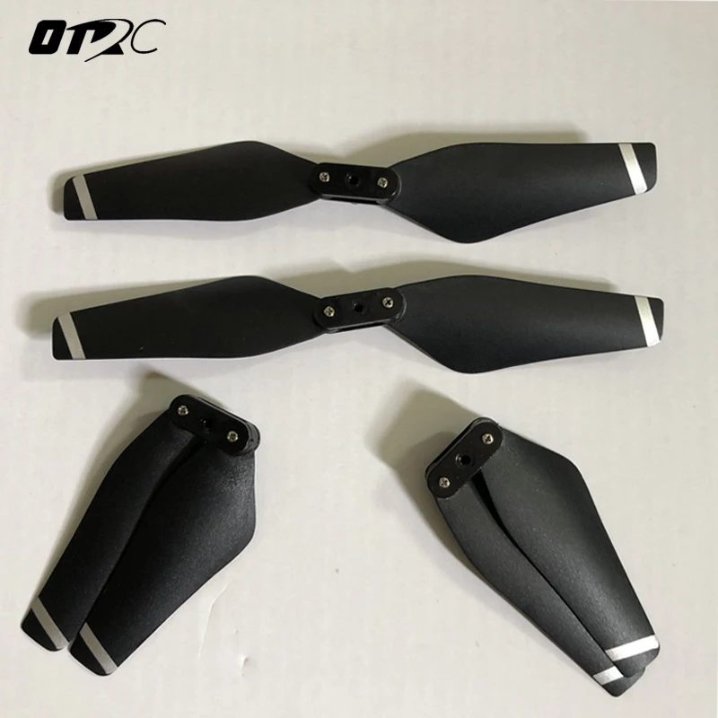 

S20 RC Quadcopter Quick Release Foldable Propeller Props Blades Set Spare Parts 2CW+2CCW Black