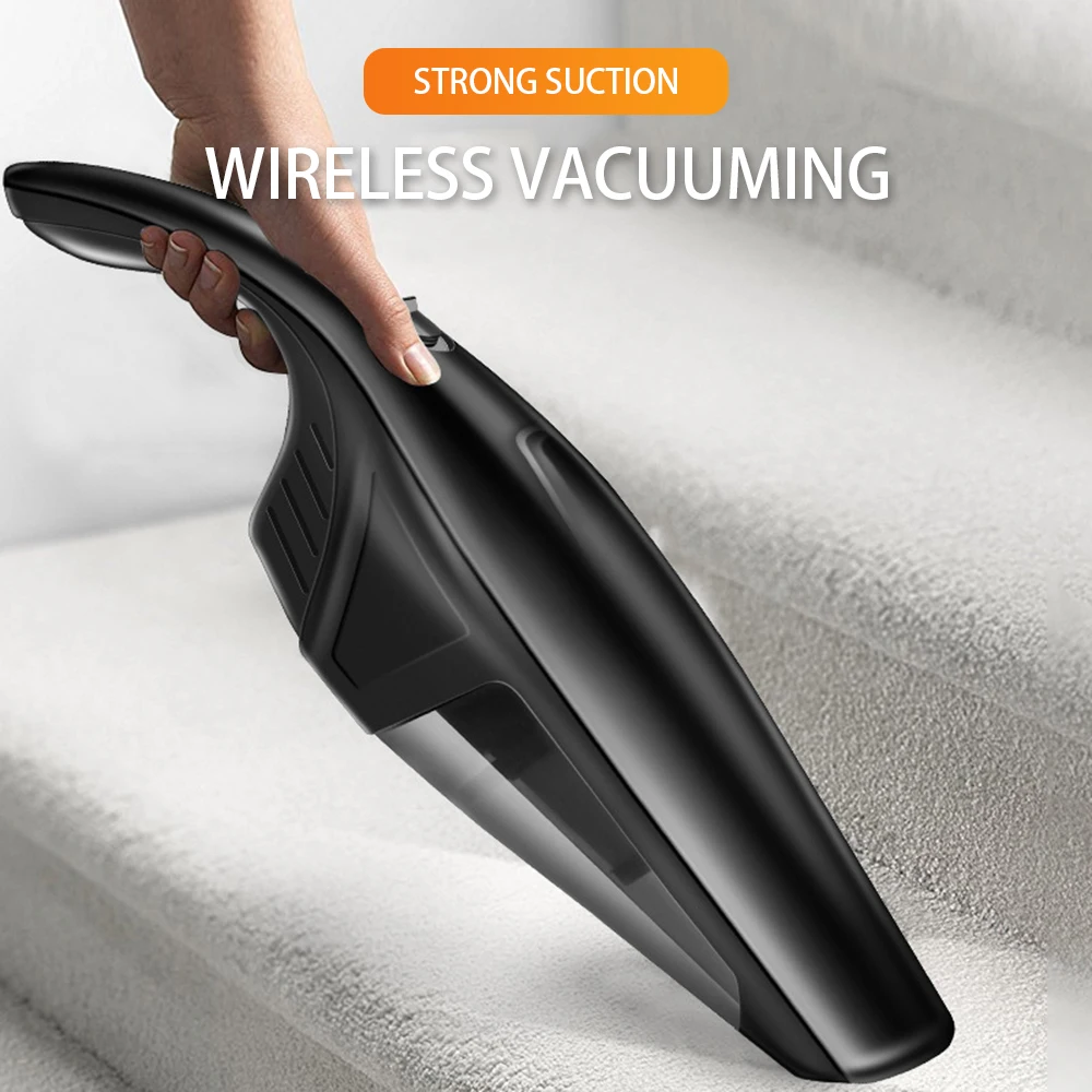 4000pa Strong Power Car Vacuum Cleaner Handbag 4.0KPA Cyclonic Wet/Dry Auto Portable Handheld Vacuums | - Цена: 