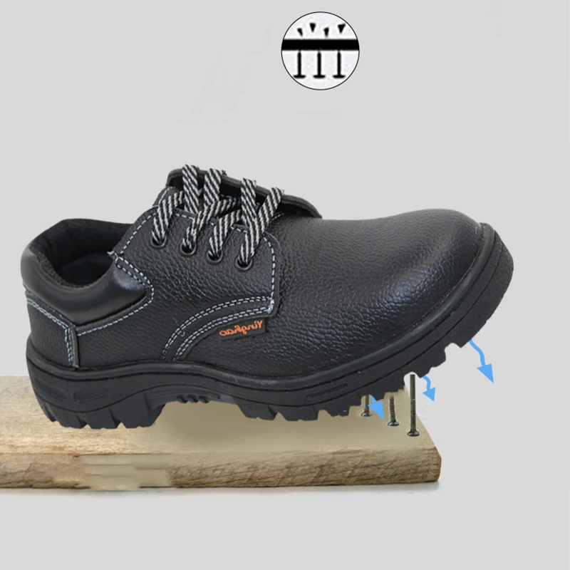 AC13006 мужские и женские спортивные туфли-оксфорды со стальным носком противостатическая противоскользящая защитная Рабочая обувь резиновая подошва