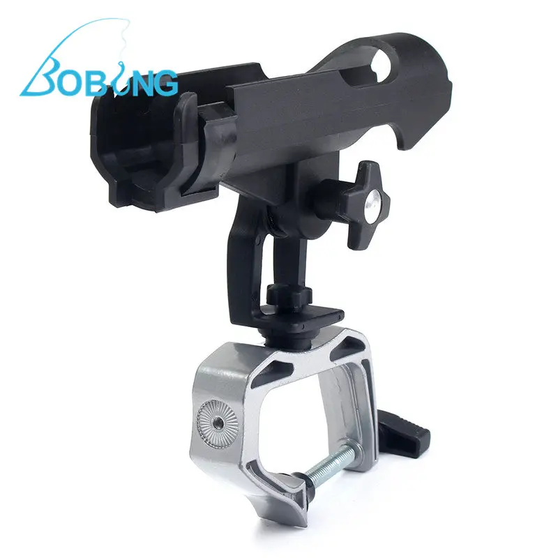 

Bobing Aluminum Alloy+Nylon 360 Degree Rotatable Spinning Fishing Rod Fixed Holder Boat Fence Mount Kit Kayak Side Tackle