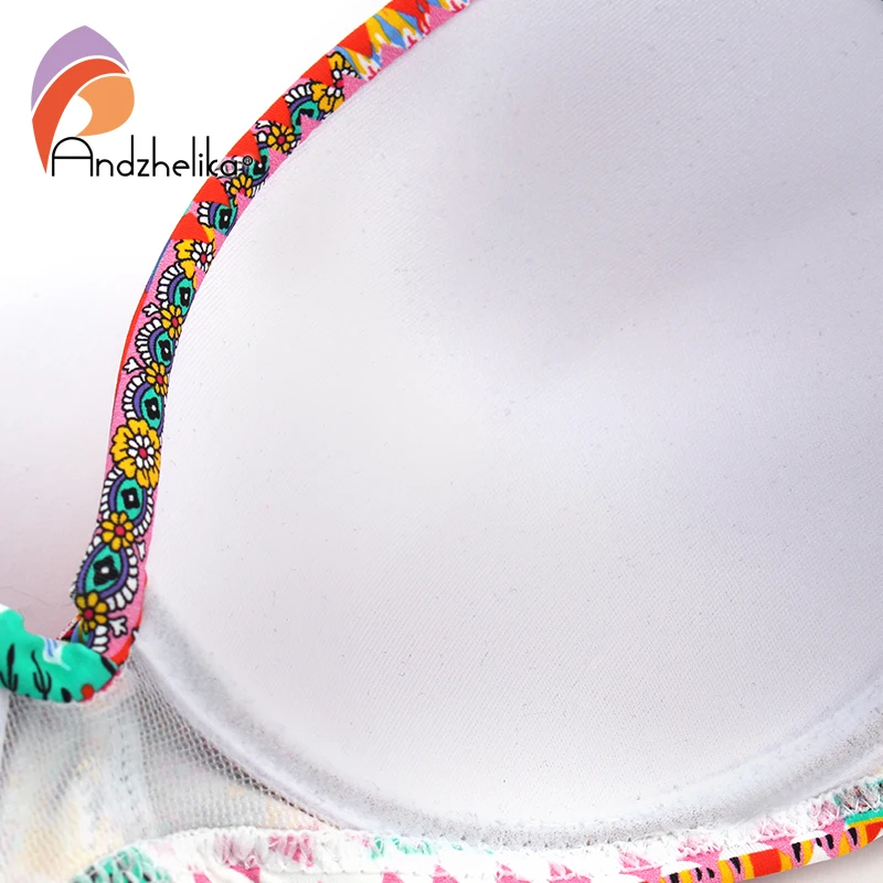 Andzhelika bikini 2018 женский купальник бикини с высокой талией AK18118|Купальники |