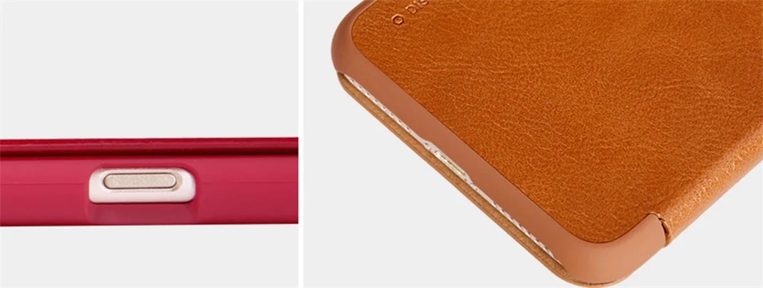 iphone 8 plus wallet case For iphone 7 8 Flip Case iphone 7+ 8+ PLUS Cover Nillkin Qin Vintage Leather Card Pocket Flip Cover For iphone 8 Phone Bags iphone 8 leather case