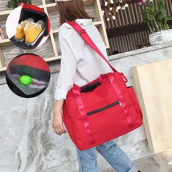 

Gym Bags for Women 2019 Fitness Training Bag Duffel Men Traveling Shoes Dry Wet Travel Handbag Luggage Sac De Sport XA815WA