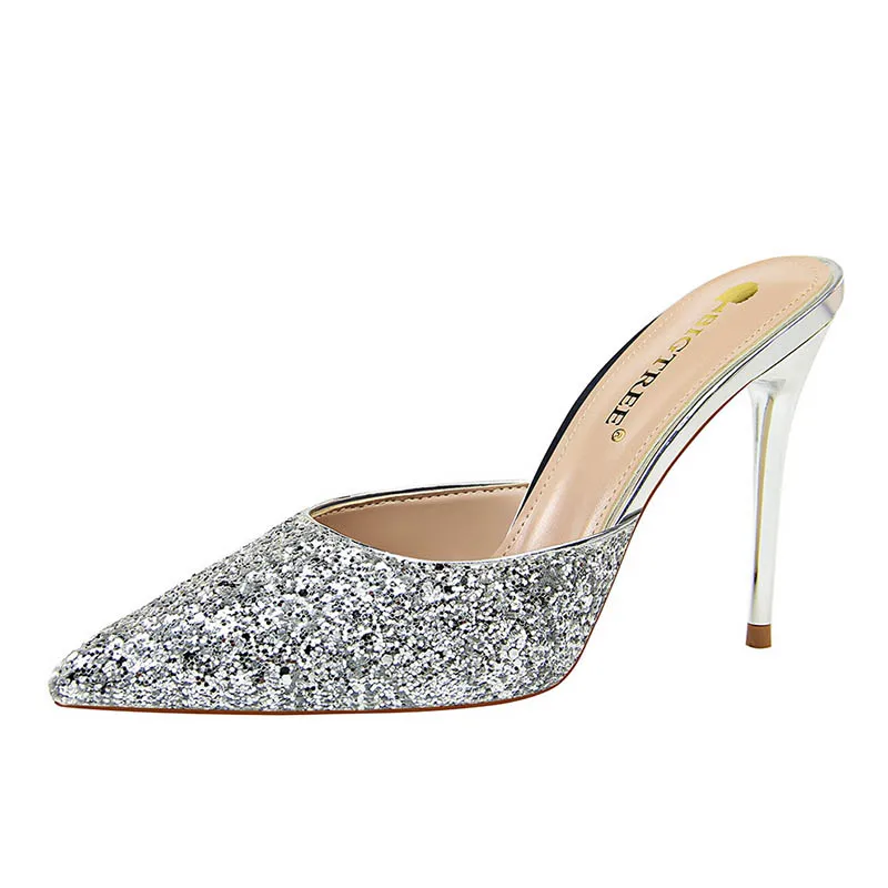 

Women High Heels Shoes cozy Leather Pumps Pointed Toe Luxury Fashion sexy party Dress Shoes Woman Heel Pumps S6 Heel 9.5