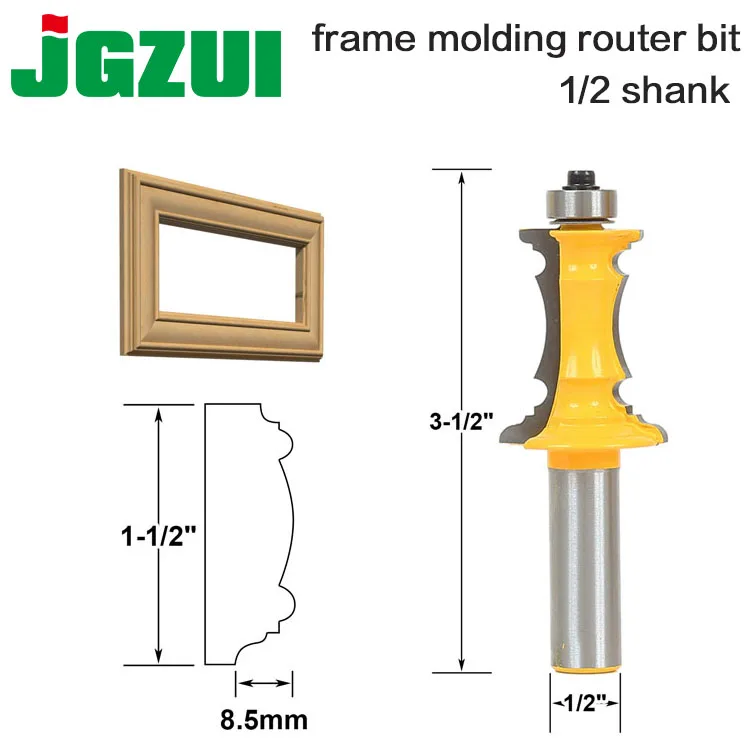 Mitered Drawer Front Molding Router Bit 1 2 Shank Woodworking