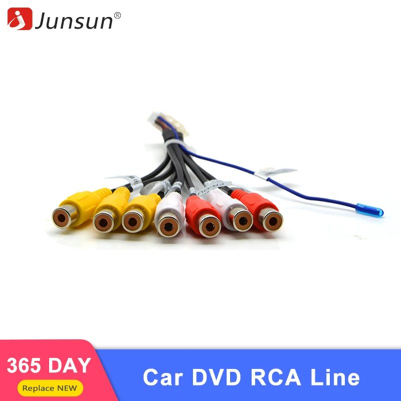 

Junsun Car Stereo Radio RCA Output Wire Aux-in Adapter Cable