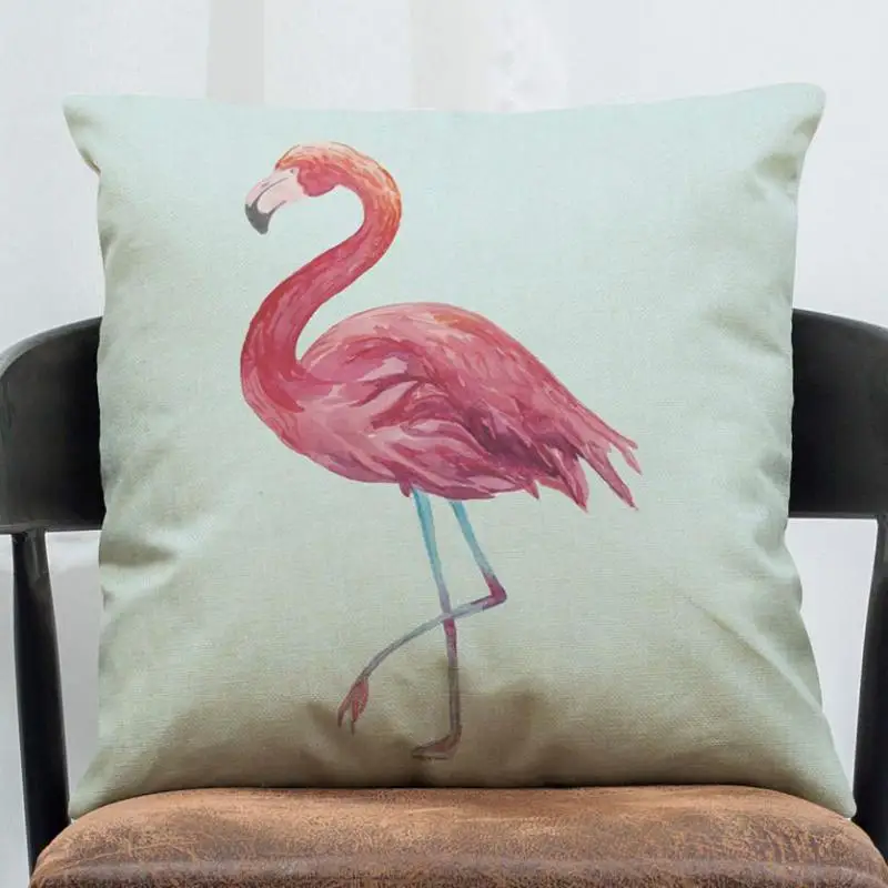 Wholesale Customized Creative Cotton Linen Cheap Pink Pillow Case