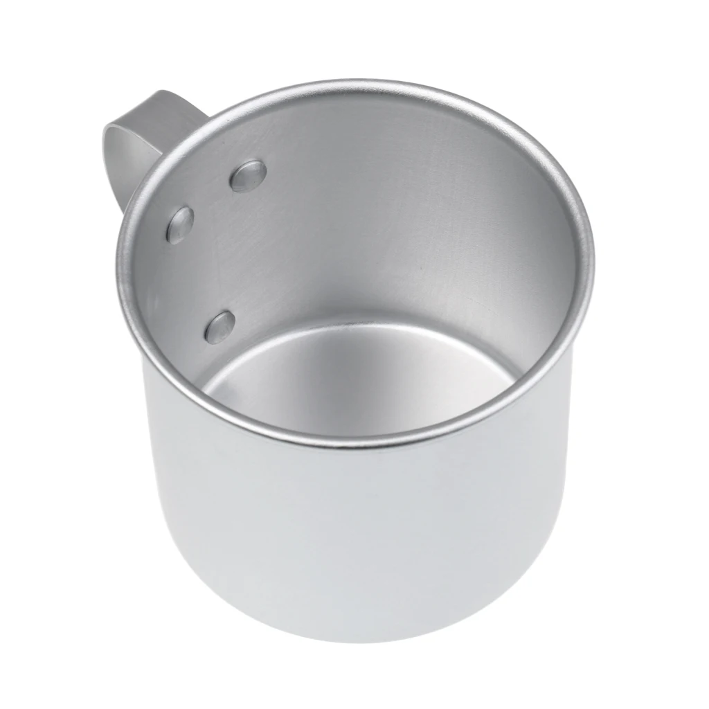 300ml 10.6oz Aluminum Coffee Tea Mug Cup with Handle - Aluminum Camping / Travel Cup for outdoor activity