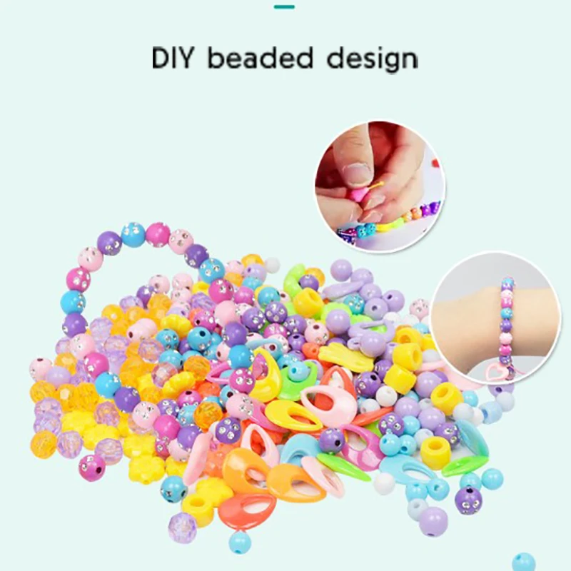 Для девочек креативные игрушки для самостоятельной сборки на высоком каблуке браслет из бисера ручной работы для девочек игровой дом