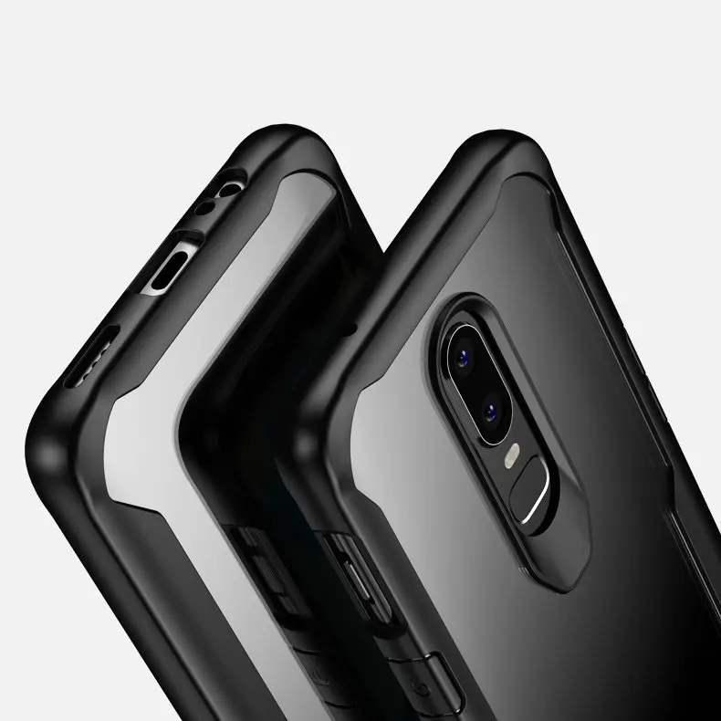 Oneplus 6 5 т силиконовый чехол мягкий каркас Жесткий Прозрачная задняя крышка