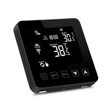 

WiFi Programmable Thermostat Echo Alexa Voice Control Electric Floor Heating Room Temperature Control 16A 100-240V