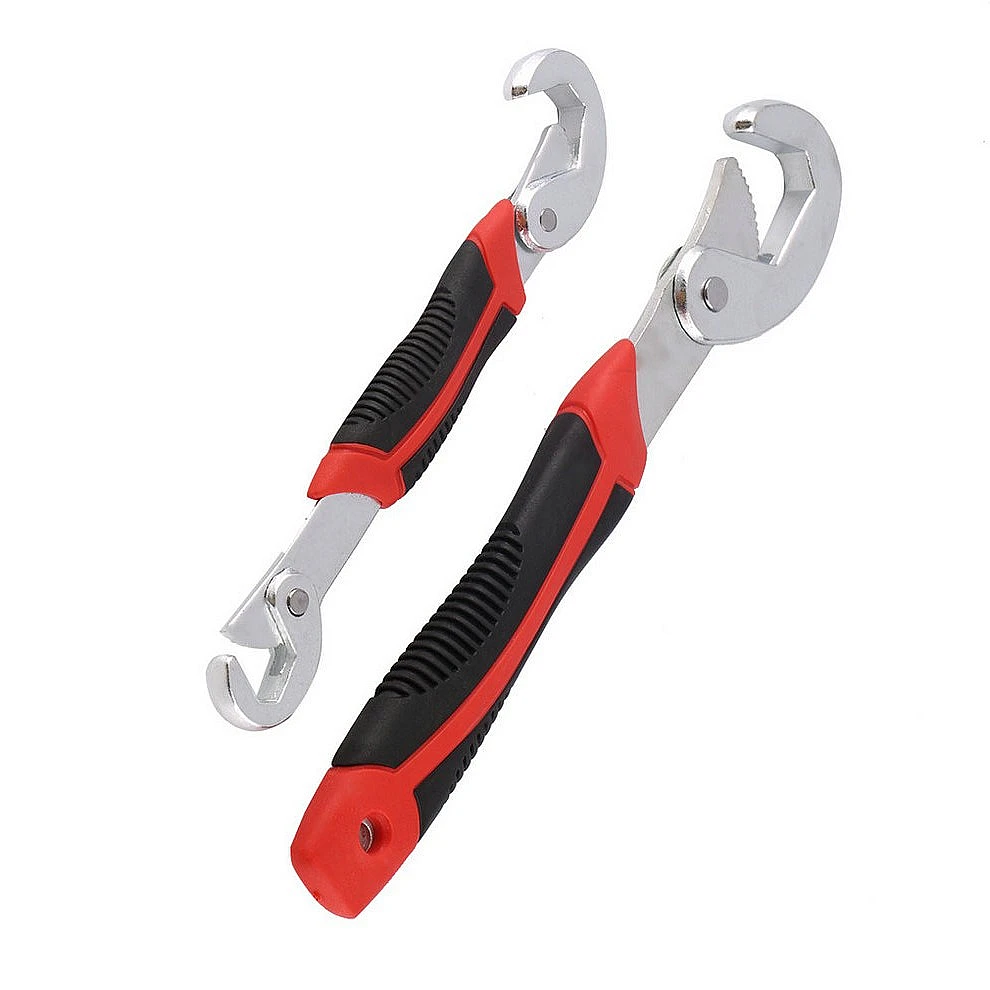 2Pc Universal Spanner Wrench Adjustable Quick Snap'N Grip Wrench For