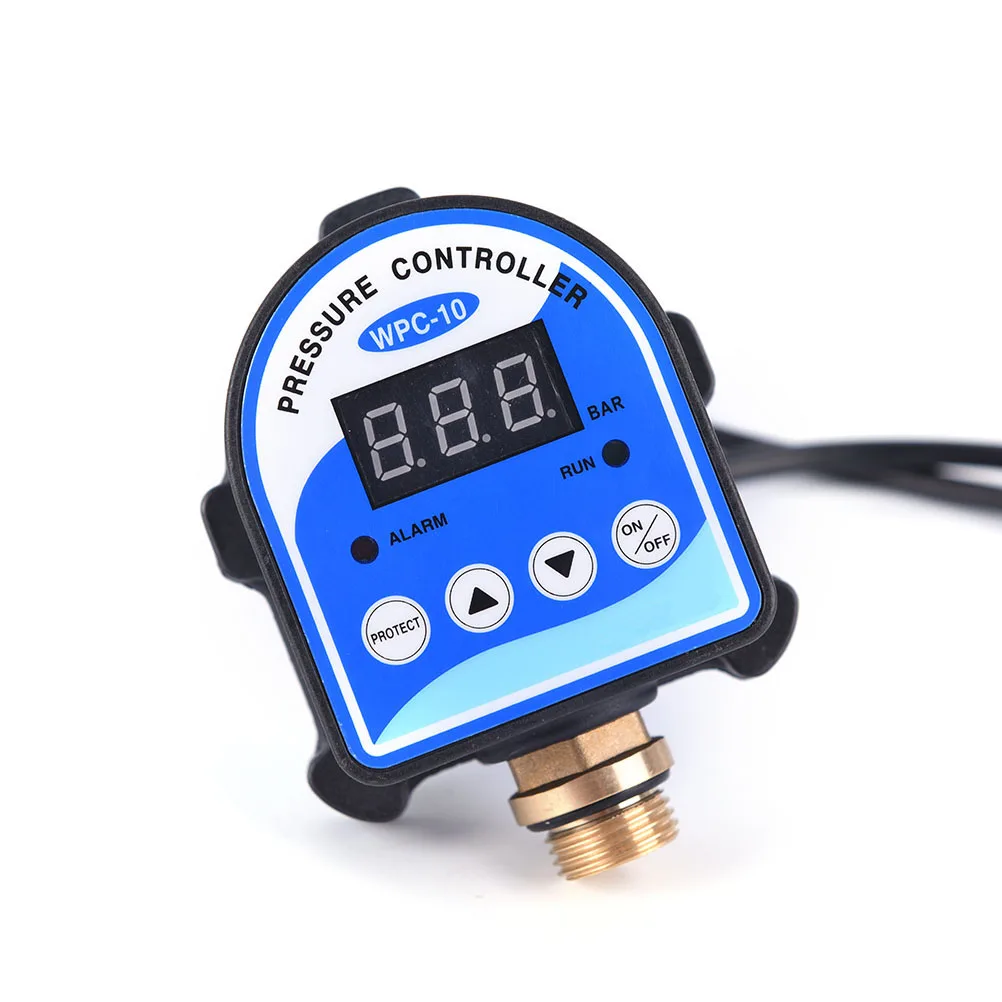 1pc Digital Switch Controller Long Service Life Switch Plastic Digital Display Water Pump Eletronic Pressure Controller 220V 10A
