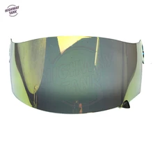 1 PCS Gold Motorcycle Helmet Visor Lens Full Face Shield Case for SUOMY Spec 1R Spec-1R Extreme Apex Visor Mask