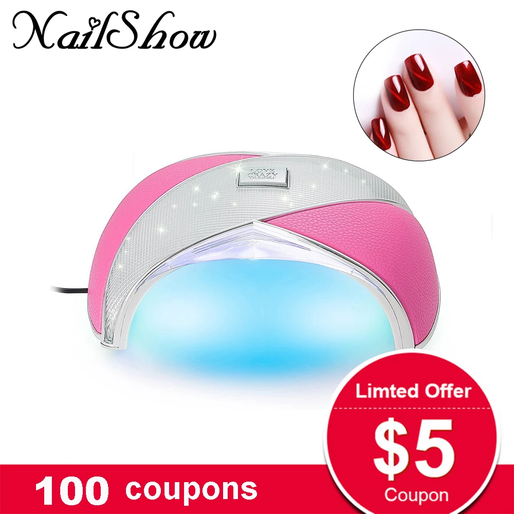 NailShow лампа для льда в сушилках ногтей лампы 36 Вт УФ Гель лак 24 светодиодный свет