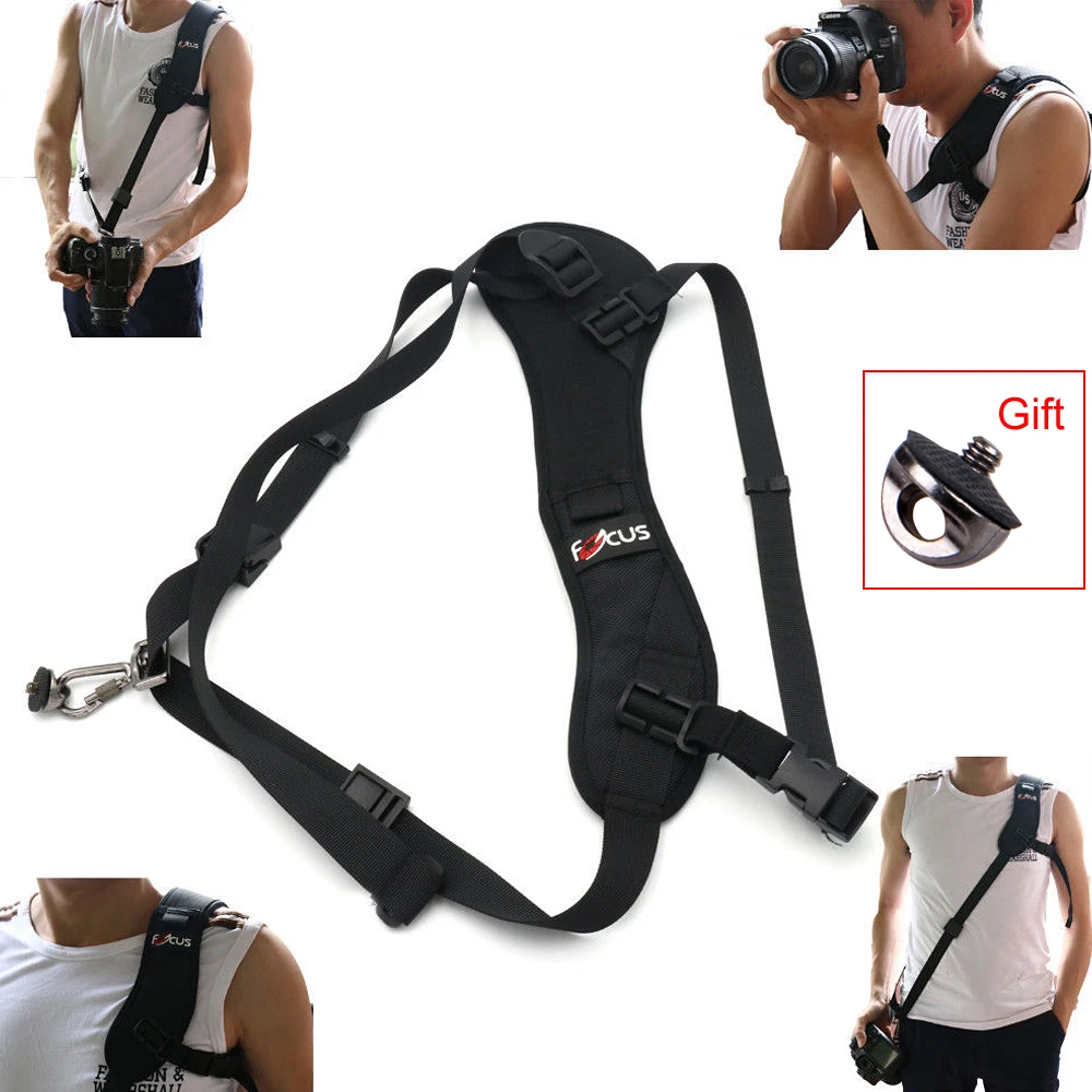 

Focus F-1 Quick Carry Speed Sling soft Shoulder Sling Belt Neck Strap For Canon Nikon Sony Pentax Panasonic Olympus Camera DSLR