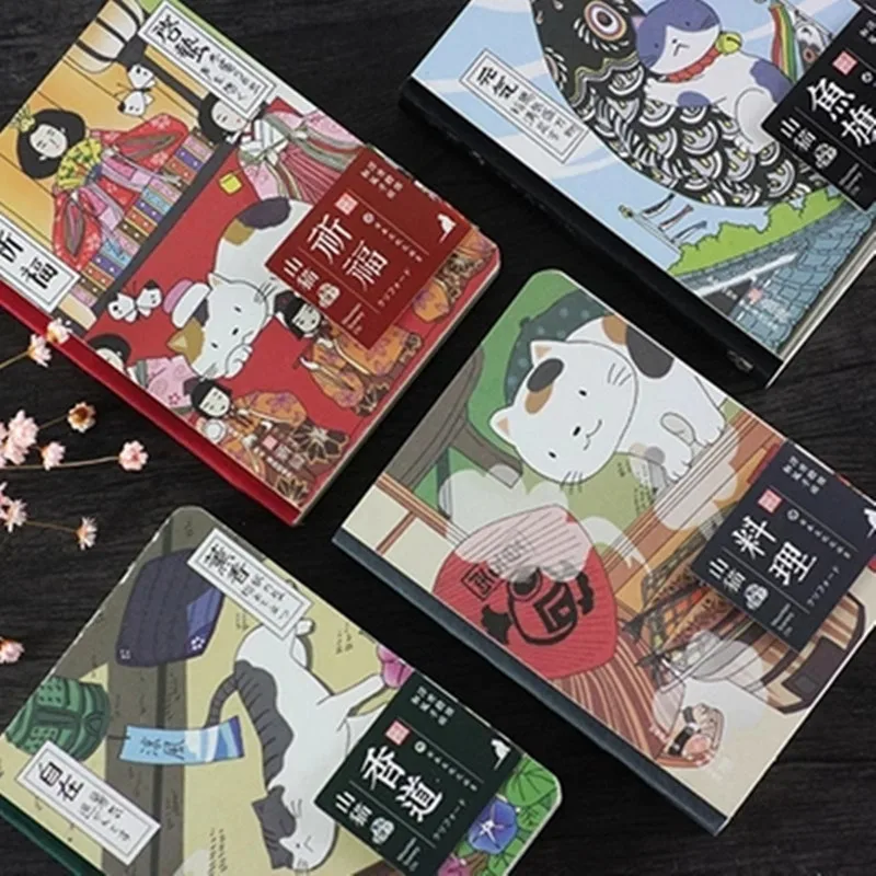 

Japanese Style Cartoon Lovely Cat Notebook Diary Book Planner Book School Office Stationery