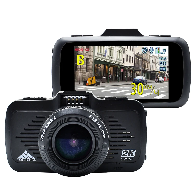 

Car DVR Camera GPS 2 in 1 Ambarella A7LA50 GPS Logger LDWS Super Full HD 1296P Dash Cam Video Recorder Overspeed Reminding Night