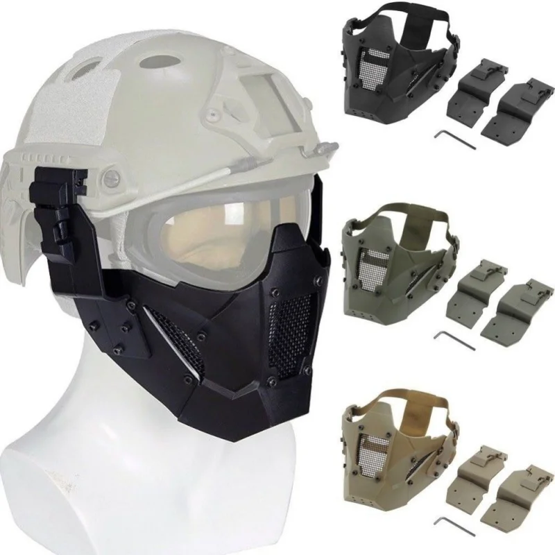 Для мужчин открытый Балаклава велосипед Маска Тушь Airsoft зимние маски MA-95 Тактический Железный Воин маска для лица Уход за кожей лица Модуль тактическая маска