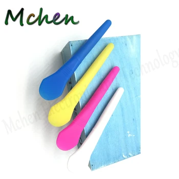

Food Level Sili sponge Sponge Brush Sili-cone brush Handle face mask concealer Foundation White Pink Skin Care Brushes Make up